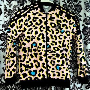 Adidas Leopard Track Jacket sz small